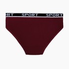 Трусы женские слипы, цвет бордовый, размер 42-44 - фото 49831132