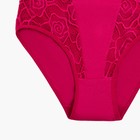 Трусы женские слипы, цвет малиновый, размер 50-52 - фото 37206076