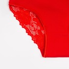 Трусы женские слипы, цвет красный, размер 44-46 - фото 42000056