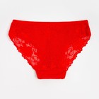 Трусы женские слипы, цвет красный, размер 44-46 - фото 42000057