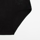 Трусы женские слипы, цвет чёрный, размер 48-50 - фото 50851504