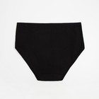 Трусы женские слипы, цвет чёрный, размер 48-50 - фото 50851505