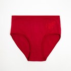 Трусы женские слипы, цвет бордовый, размер 48-50 - фото 9919050