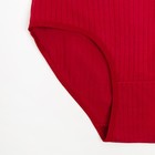 Трусы женские слипы, цвет бордовый, размер 52-54 - фото 49831156