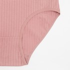 Трусы женские слипы, цвет пудра, размер 48-50 - фото 57963667