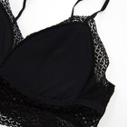 Нижнее бельё женское: топ и трусы, цвет чёрный, размер 42-44 9162968