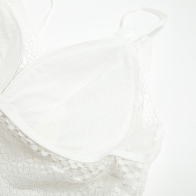 Комплект нижнего белья женский (топ, трусы) Collorista, белый, размер 42-44