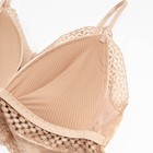 Нижнее бельё женское: топ и трусы, цвет бежевый, размер 42-44 9162972