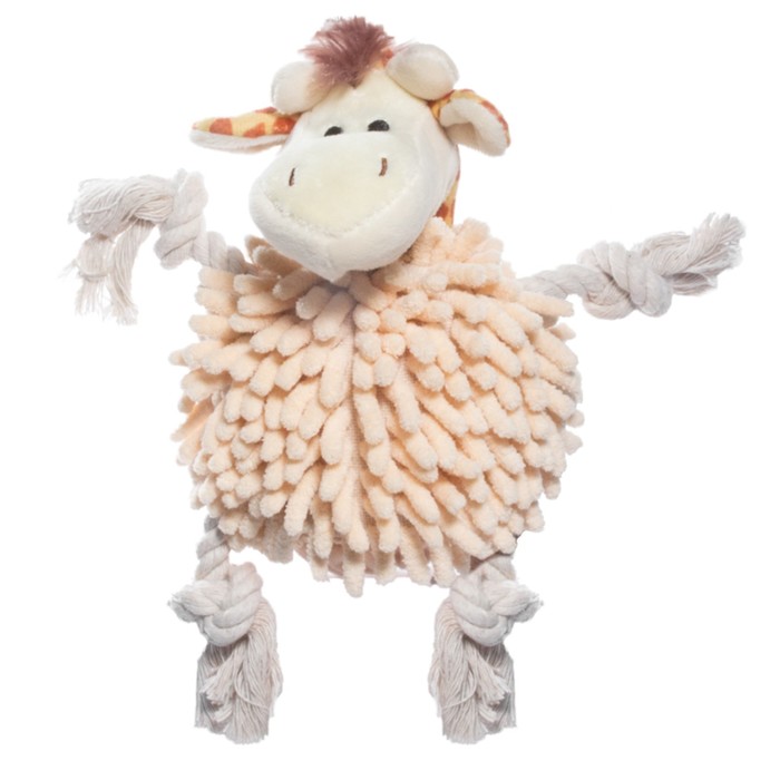 Игрушка для собак Жираф с теннисным мячом 20см, серия CATCH & FETCH