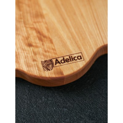 Менажница деревянная Adelica «Новогодний Дед Мороз», 28×22×1,8 см, пропитана маслом, берёза