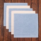 Набор махровых полотенец Этель «Уюта и тепла» 30×30 см -5 шт., 100% хл, 340 г/м² - Фото 3