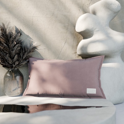 Подушка Этель, 30х50+1 см, сиреневый, 100% хлопок