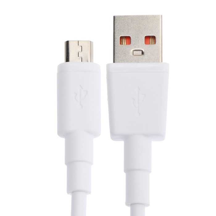 Кабель Krutoff Classic, microUSB - USB, 1.5 А, 1 м, TPE  покрытие, белый - фото 1906062025
