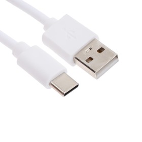 Кабель Krutoff Classic, Type-C - USB, 1.5 А, 1 м, TPE  покрытие, белый 9212388