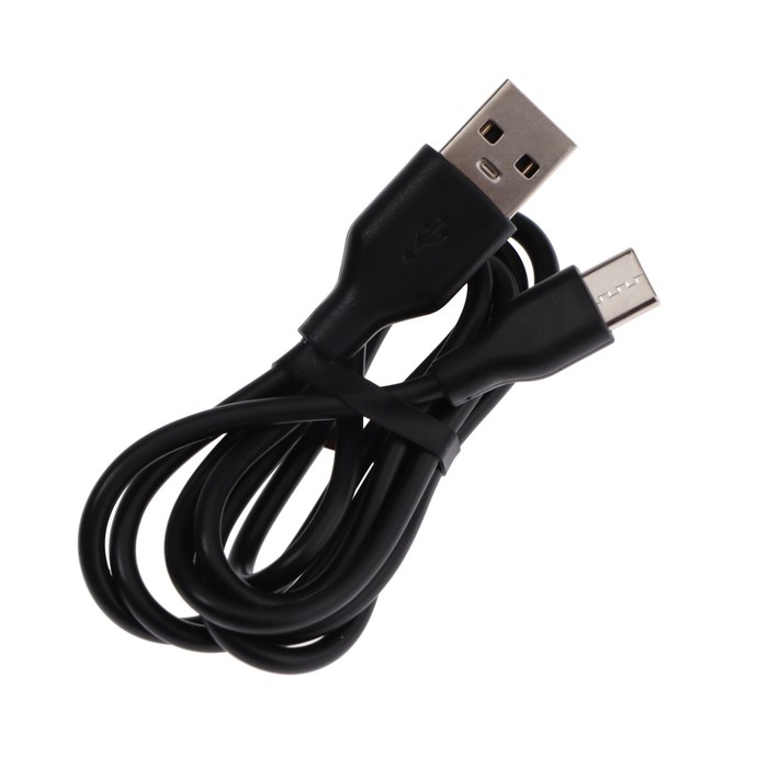 Кабель Krutoff Classic, Type-C - USB, 1.5 А, 1 м, TPE  покрытие, черный - фото 1904600563