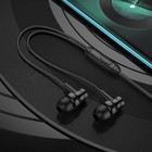 Наушники Borofone BM67 Talent, вакуумные, микрофон, Jack 3.5 мм, кабель 1 м, чёрные - Фото 5