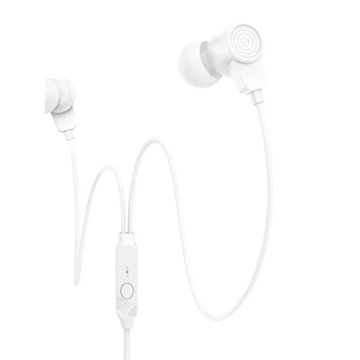 Наушники Borofone BM64 Goalant вакуумные микрофон Jack 35 мм кабель 12 м белые 16700₽