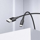 Кабель Borofone BX54, Type-C - USB, 2.4 А, 1 м, нейлоновая оплётка, чёрный 9088728 - фото 13830262