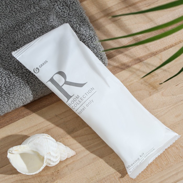 Набор бритвенный Room (бритва с двумя лезвиями, крем для бритья, 10 г) флоу-пак - Фото 1