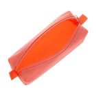 Пенал мягкий, 1 отделение, 60 х 195 х 50 мм, объёмный, К-921, персиковый - Фото 4