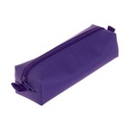 Пенал мягкий, 1 отделение, 60×195×50 мм, объёмный, К-921, фиолетовый - Фото 2