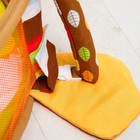 УЦЕНКА Развивающий коврик 3 в 1 «Лев», 68×68 см, 30 цветных шариков, 4 игрушки, Крошка Я - Фото 5