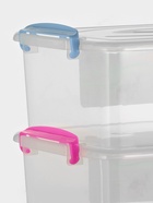 Контейнер пищевой, 17 л, 46×31×17 см, прямоугольный, прозрачный, ручки МИКС - Фото 6