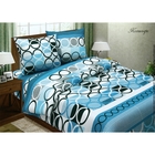 Постельное бельё 1,5сп"Pastel: Комильфо", цвет голубой, 147х217, 150х220, 70х70см - 2 шт - Фото 1