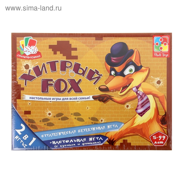 Настольная игра «Хитрый лис» - Фото 1