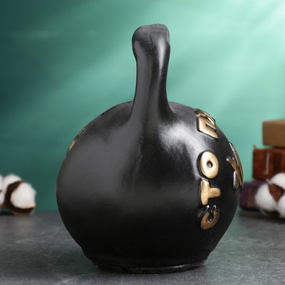 Копилка для денег «Гиря стопудовый хит», гипс, 16×16×22 см