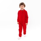 Комбинезон детский, цвет красный, рост 104-110 см - Фото 1