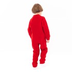 Комбинезон детский, цвет красный, рост 104-110 см - Фото 6