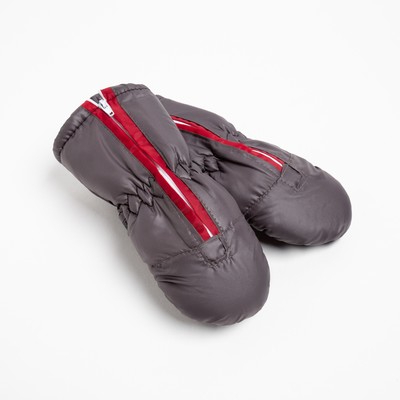 Варежки зимние детские MINAKU, коричневые, размер 16-17 (20 см)