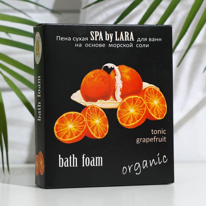 Пена для ванн сухая Spa by Lara грейпфрут бодрящий, 500 г - Фото 1