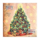 Салфетки новогодние бумажные «Ёлка», 33×33 см, 2 слоя 20 шт. - Фото 2