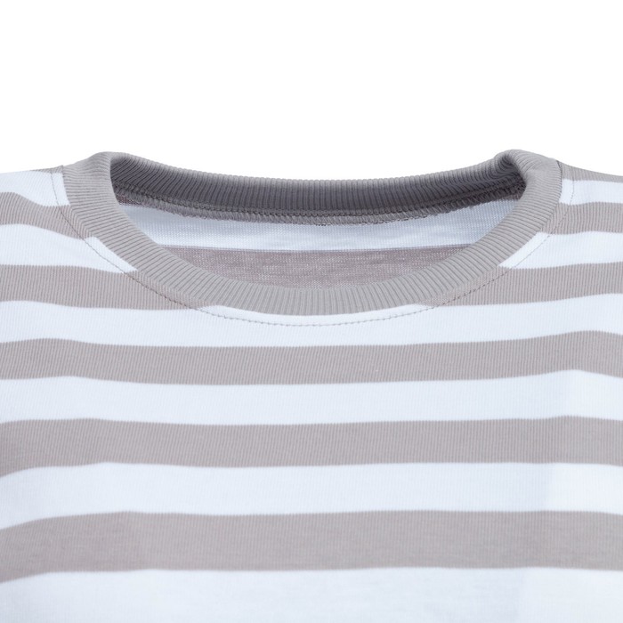 Джемпер женский, цвет серый/белый, размер 46 56156