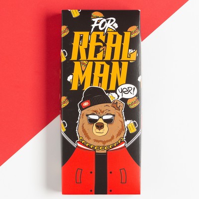 Перчатки мужские новогодние KAFTAN Real man, размер 22