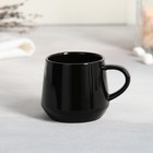 Чайная пара керамическая «Красота», кружка 130 мл, блюдце 11х14.5 см, цвет чёрный - Фото 6