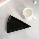 Чайная пара керамическая «Черно-белое», кружка 130 мл, блюдце 11х14.5 см, цвет белый - Фото 6