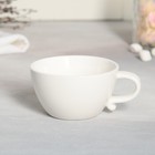 Набор керамический для чаепития «Белый кот», кружка 150 мл, миска 10х3 см, цвет белый - Фото 4