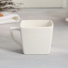 Чайная пара керамическая «Белый подарок», кружка 150 мл, блюдце 15.5х15.5 см, цвет белый - Фото 5