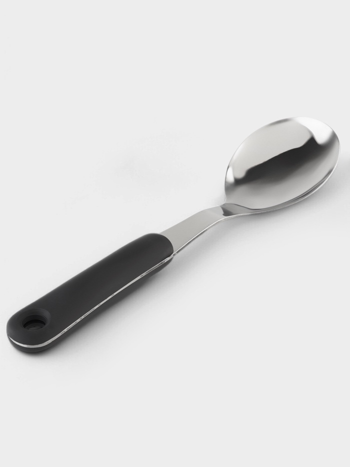 Ложка гарнирная из нержавеющей стали Доляна Home, 29×8 см, толщина 3 мм - Фото 1