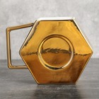 Кружка керамическая «Золотая гайка», 550 мл, цвет золотистый - Фото 4