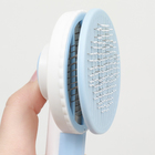 Пуходёрка, 7.7×19.1 см, с функцией самоочистки, пластик, голубая - Фото 4