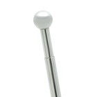 Флагшток напольный двойной 2 метра, выдвижной, платформа d=30 см - Фото 4