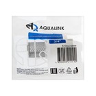 Клапан обратный AQUALINK, 3/4", внутренняя/внутренняя резьба, пластиковый сердечник, сетка - Фото 3