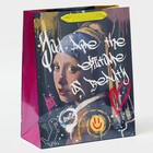 Пакет подарочный ламинированный вертикальный, упаковка, «Граффити», М 26 х 32 х 12 см - Фото 3