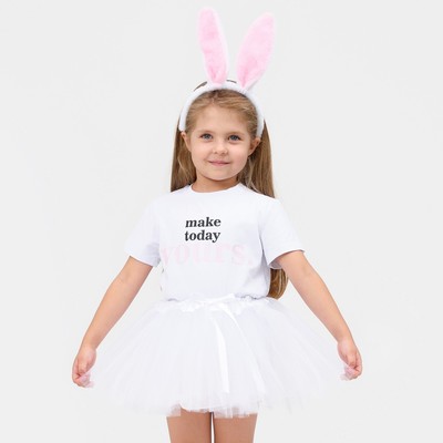 Набор для фотосессии KAFTAN «Милый зайчик»: юбка трёхслойная и ободок