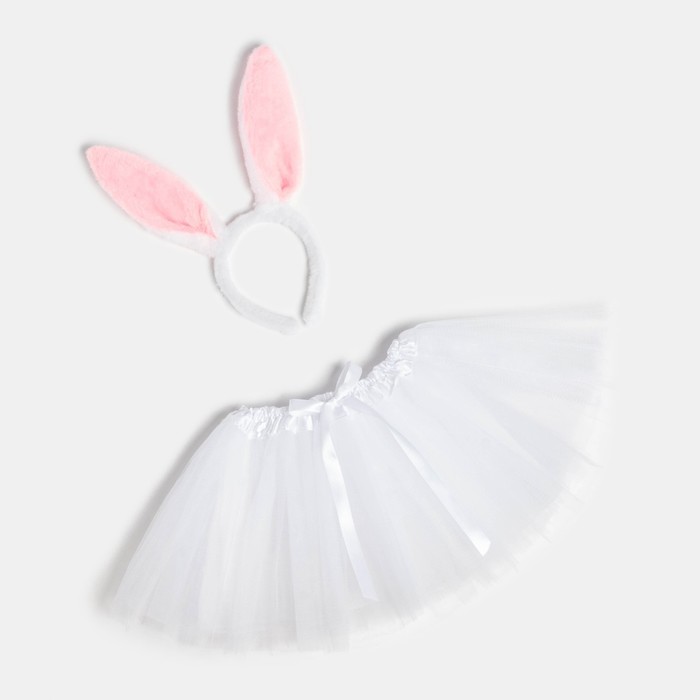 Набор для фотосессии KAFTAN "Милый зайчик": юбка трёхслойная и ободок - фото 1907509968