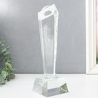 Наградная фигура стела «Гольф», стекло под нанесение, 22.5×6.8×6.8 см - Фото 4